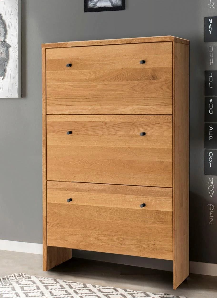 Home Affaire Dura Schuhschrank Wildeiche Massivholz