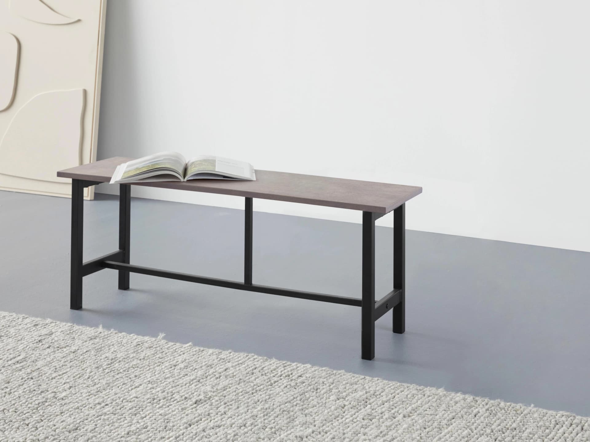Home Affaire Essbank Sare Grau mit Eichenfurnier