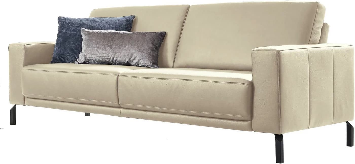 HOME AFFAIRE Apiro 2,5-Sitzer Sofa Dickleder Beige