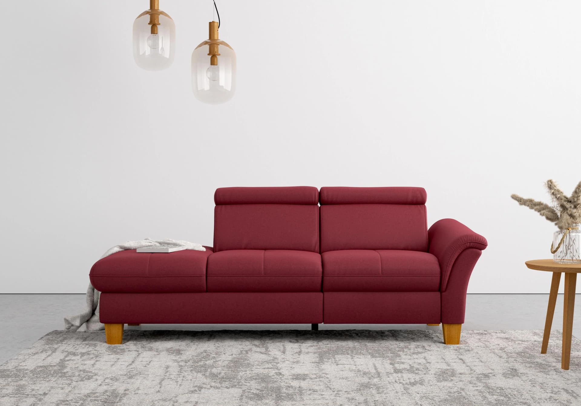 Home Affaire Recamiere Lindgren Bordeaux Polyester
