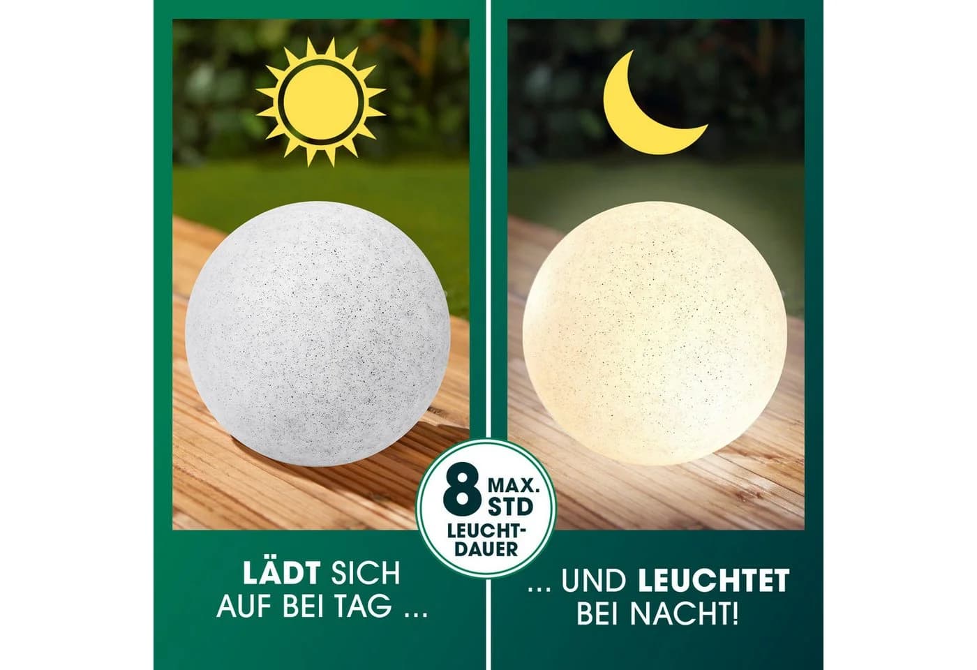 EASYmaxx LED Solarleuchte mit Farbwechsel und Fernbedienung