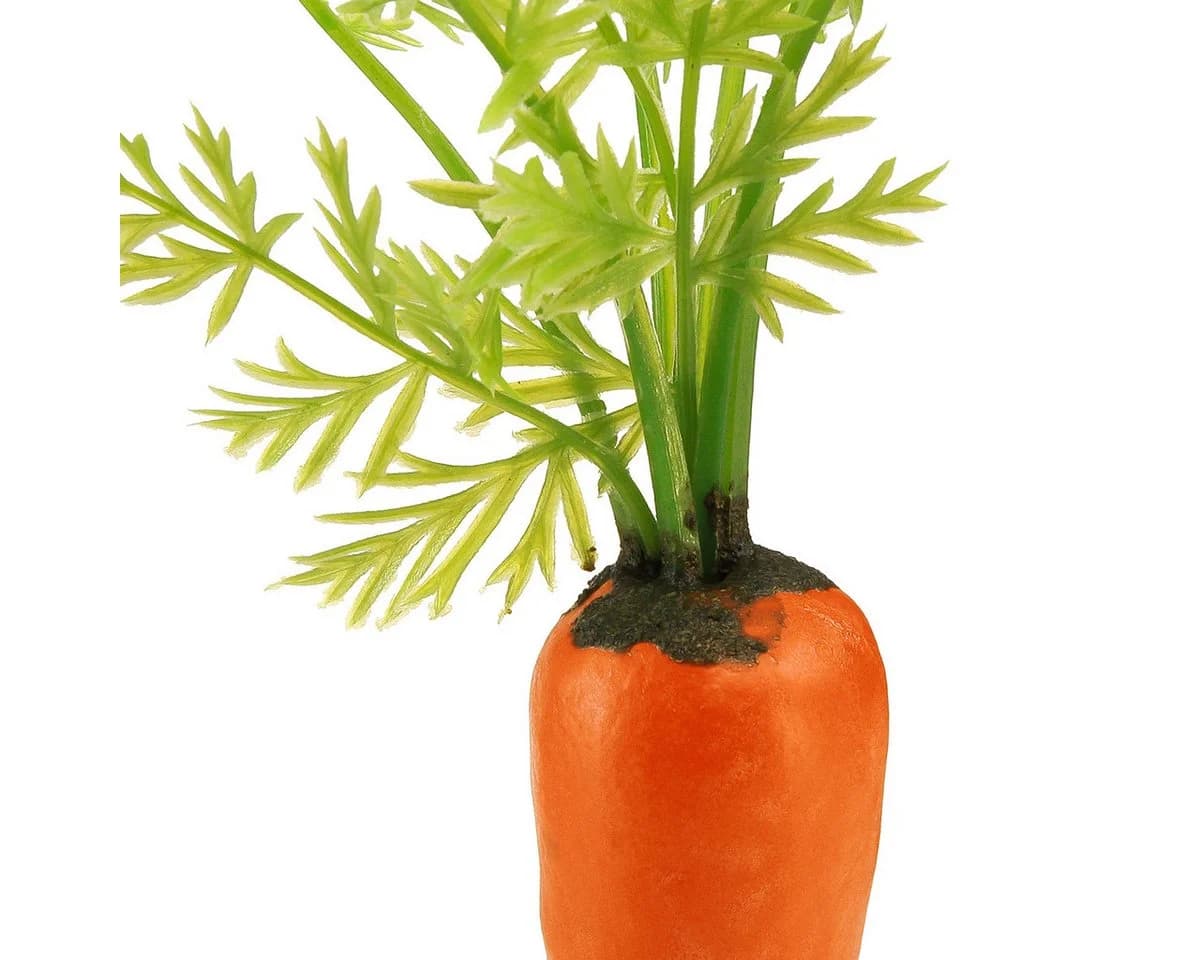 Viana Deko-Möhren 3er Set aus Kunststoff Orange