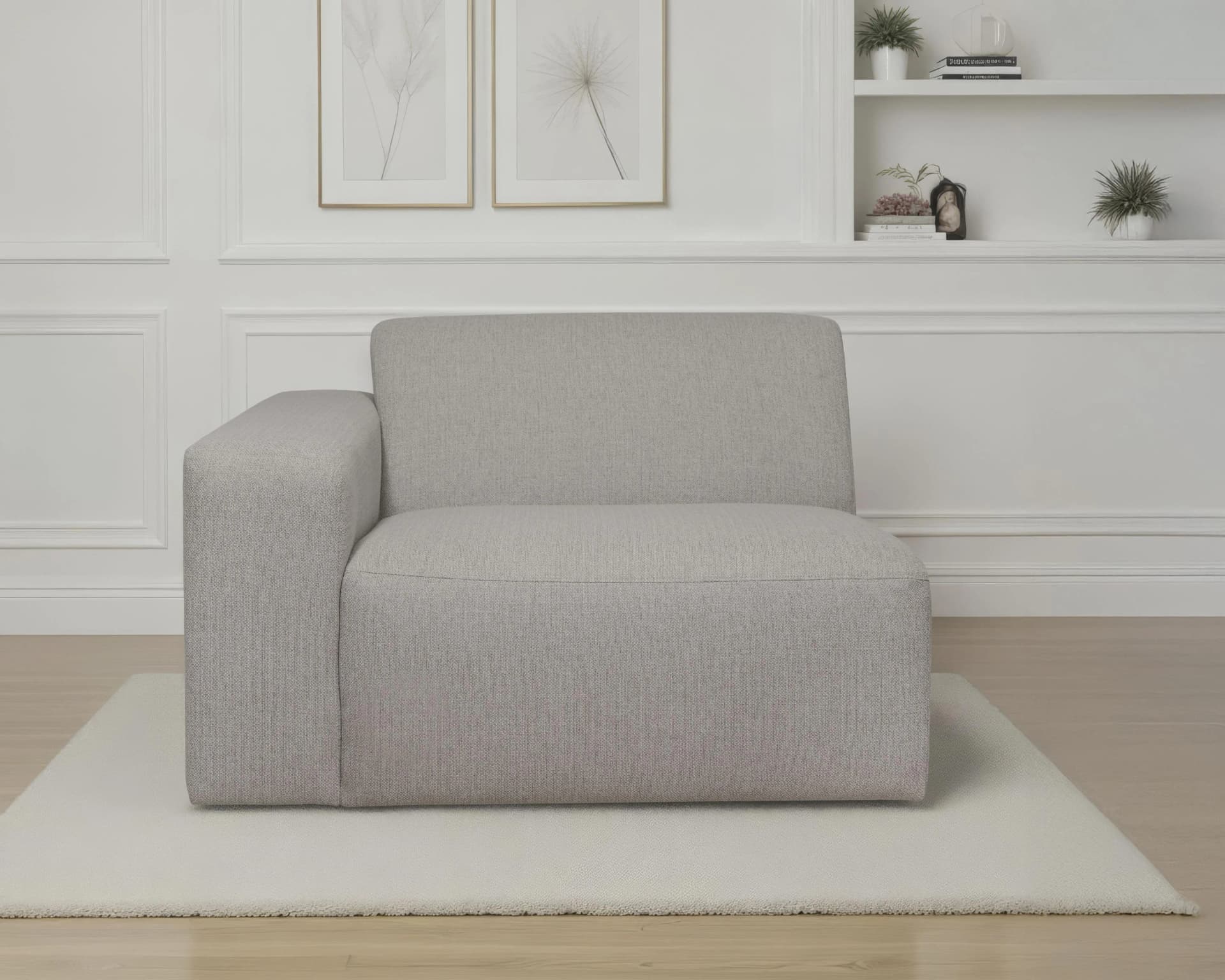 OTTO HOME Koa Sofamodul Grau Polypropylen