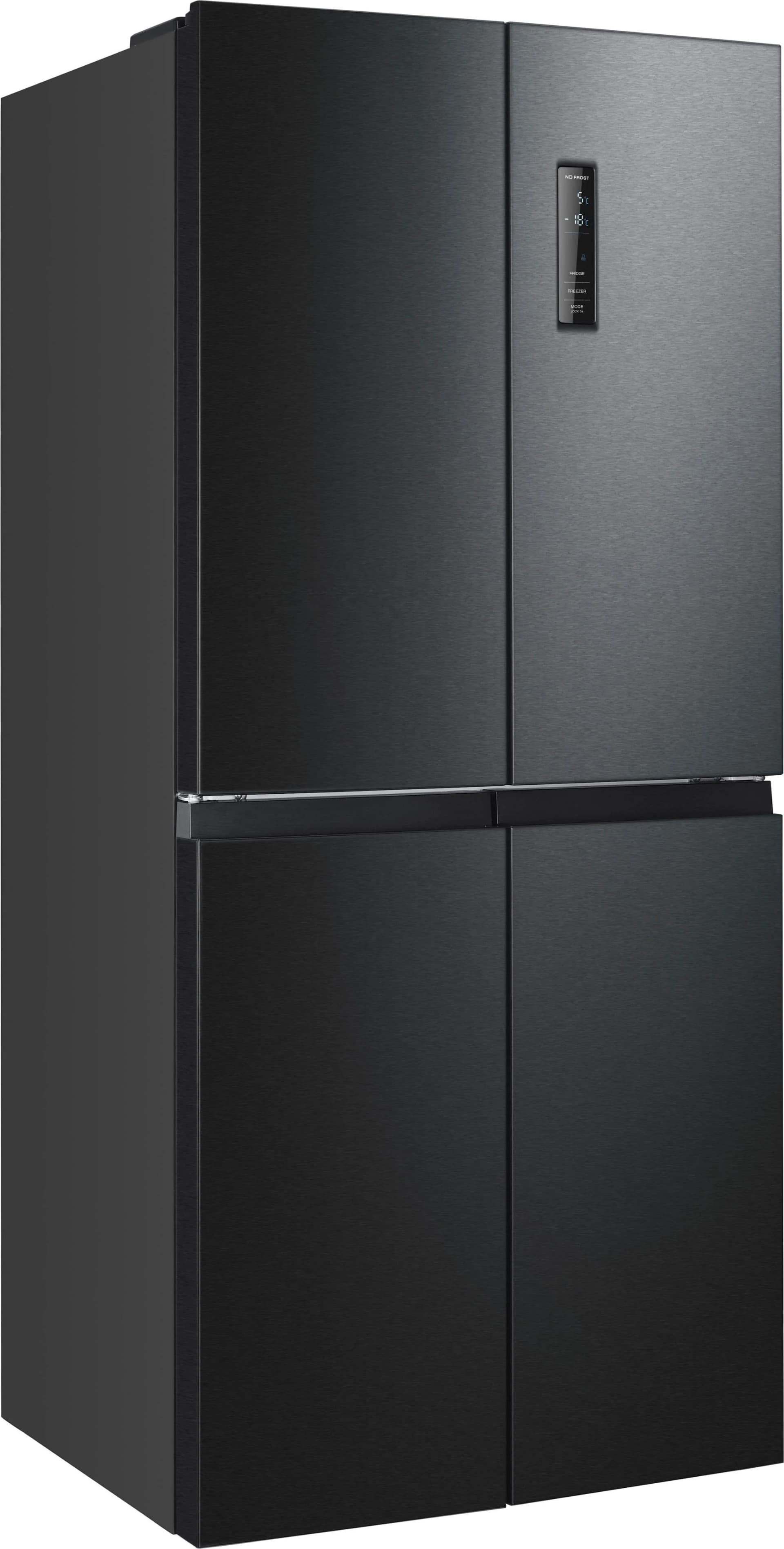 HANSEATIC Multi Door HCDC18080CI Kühlschrank No-Frost Schwarz