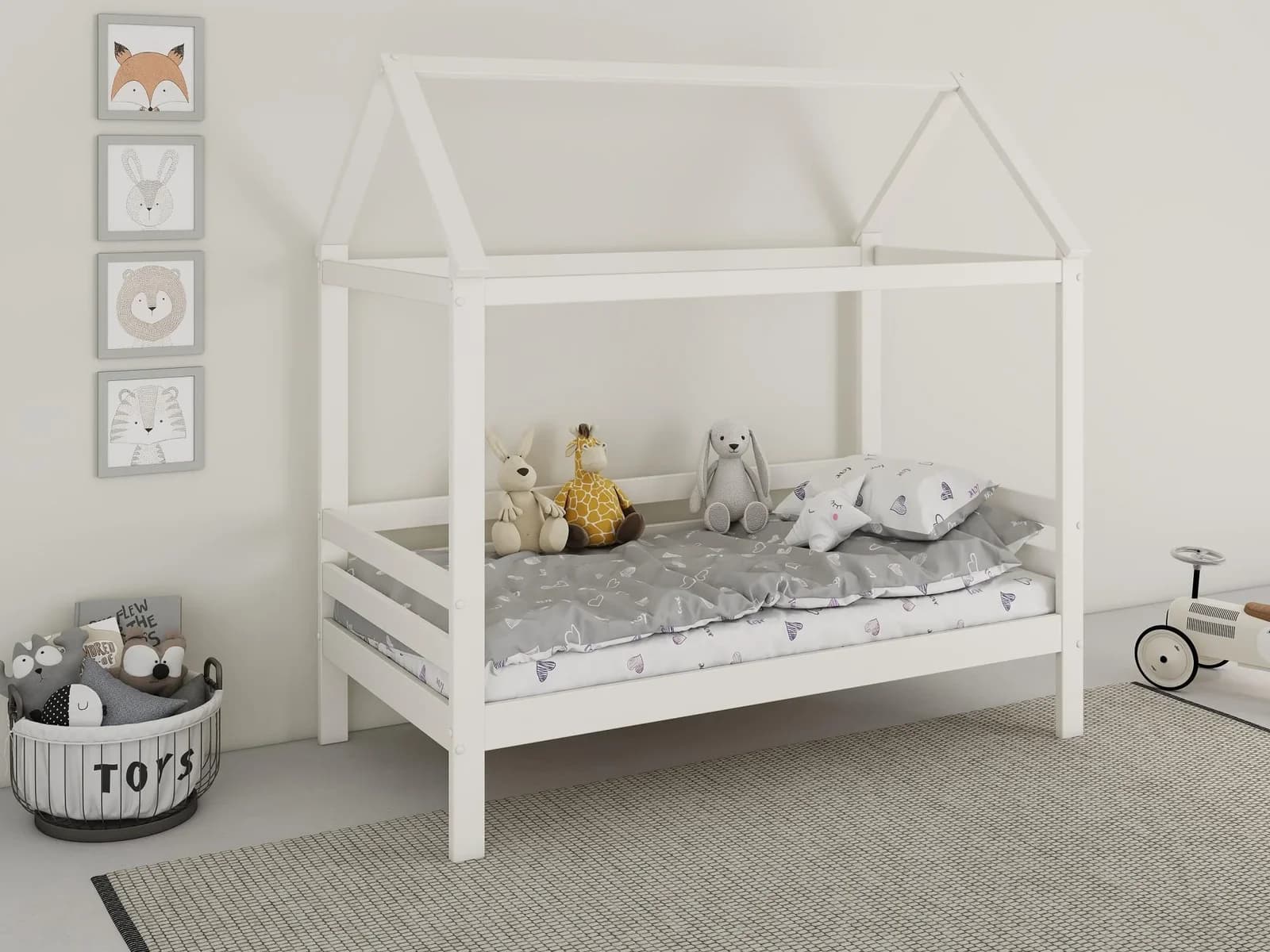 Hausbett OTTO HOME Alice Weiß FSC Massivholz