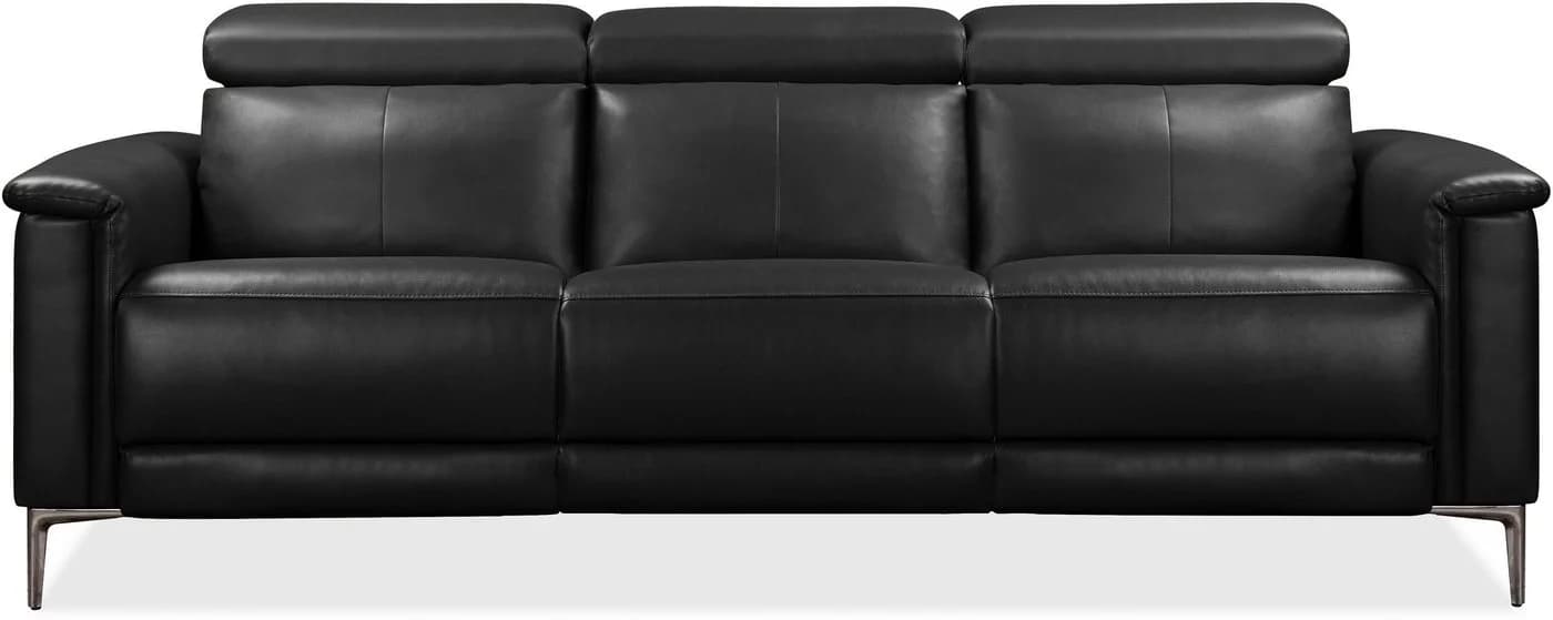 OTTO HOME LUND 3-Sitzer Sofa Schwarz mit Relaxfunktion