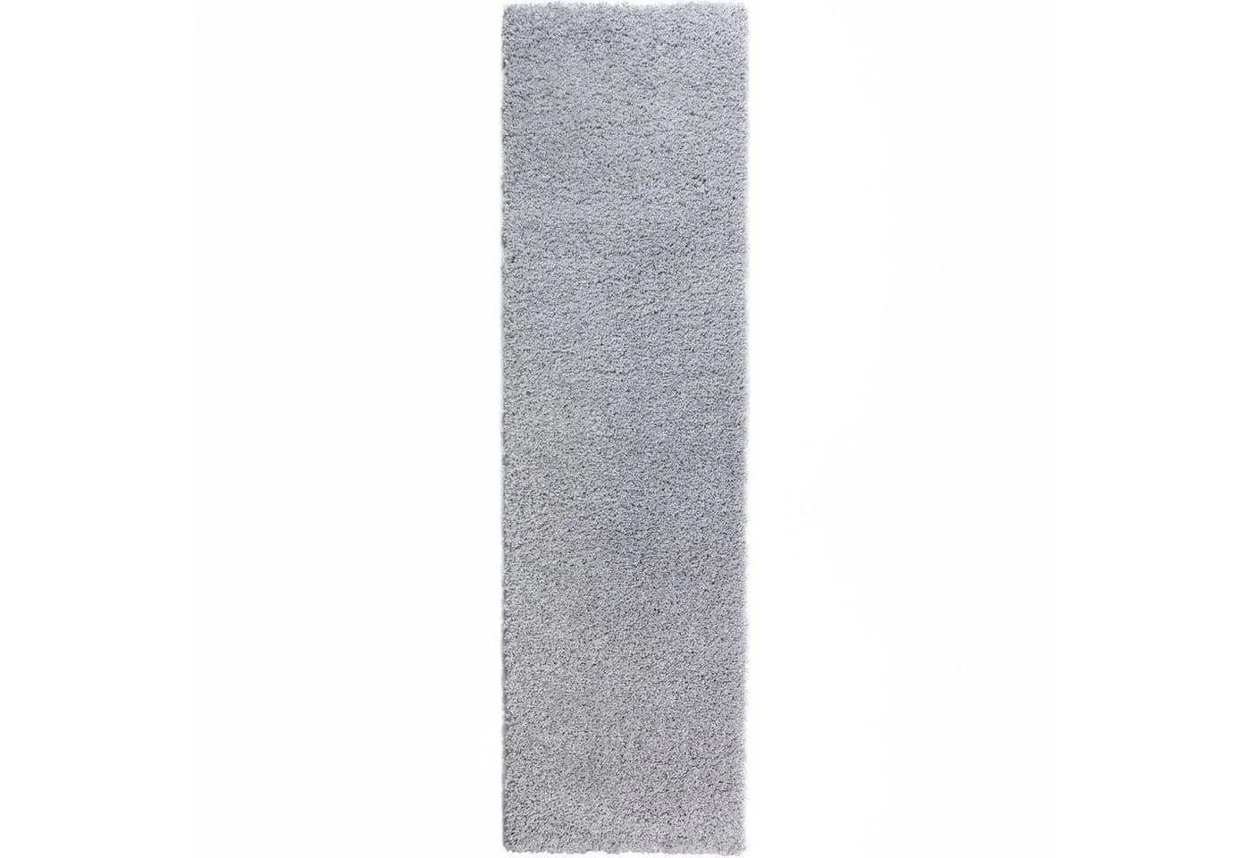 OTTO HOME Hochflor-Teppich Viva Shaggy Hellgrau Uni