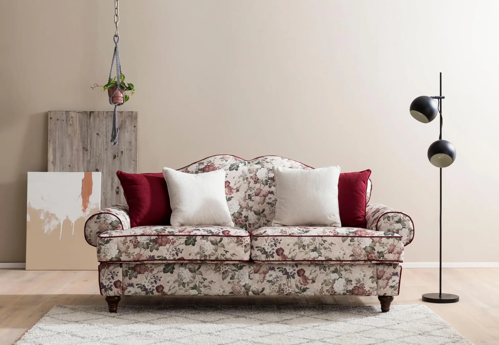 HOME AFFAIRE 3-Sitzer Sofa Amber Paradise mit Zierkissen