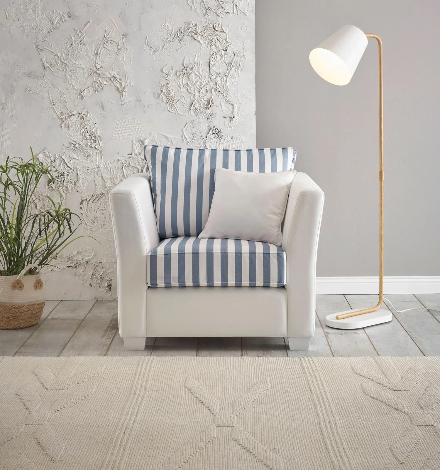 Home Affaire Sessel California Beige Maritimer Landhausstil