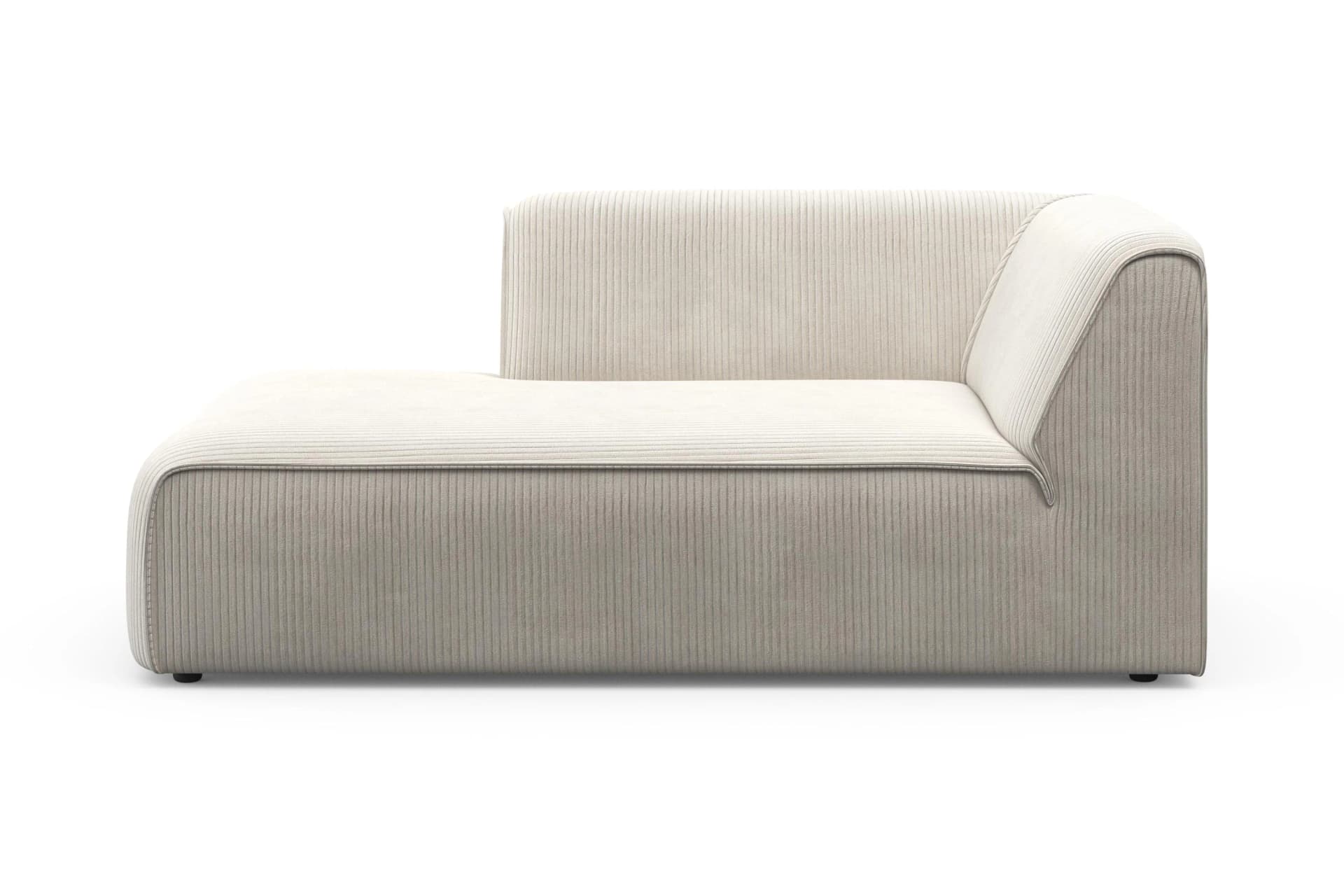 OTTO HOME Merid Chaiselongue Ottomane Beige Polyestercord