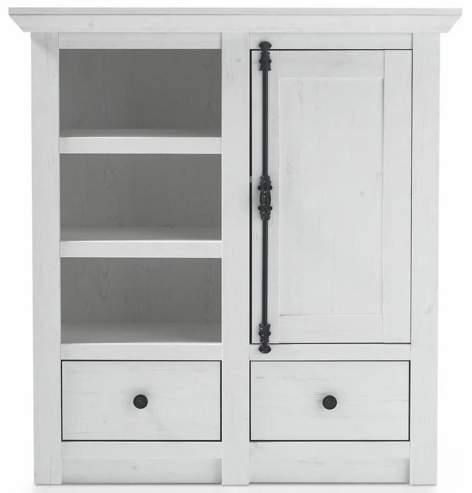 HOME AFFAIRE Kommode California Weiß Landhausstil