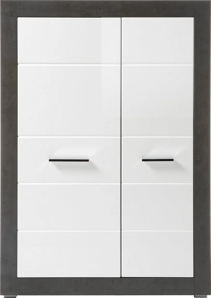 Mehrzweckschrank INOSIGN "Etero" Schwarz/Weiß