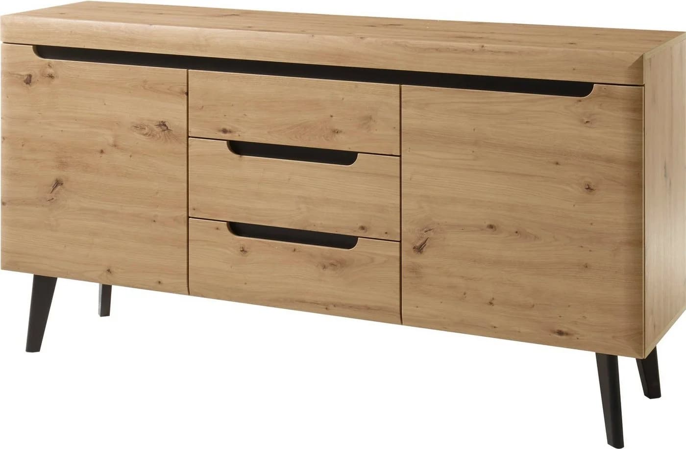 HOME AFFAIRE Sideboard Torge Braun Eiche Artisan Dekor