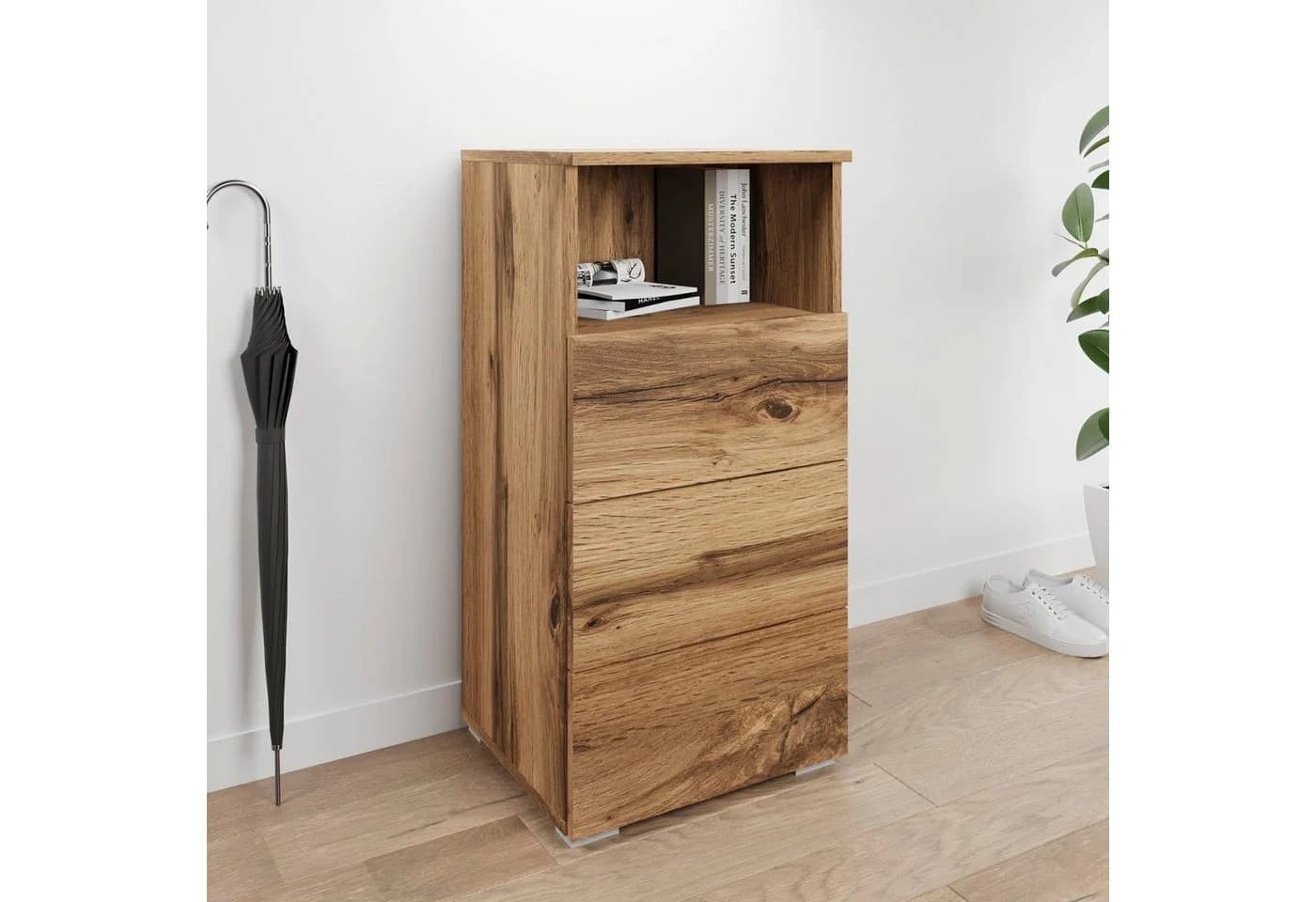 OTTO HOME Paris Mehrzweckschrank 3 Schubladen Braun