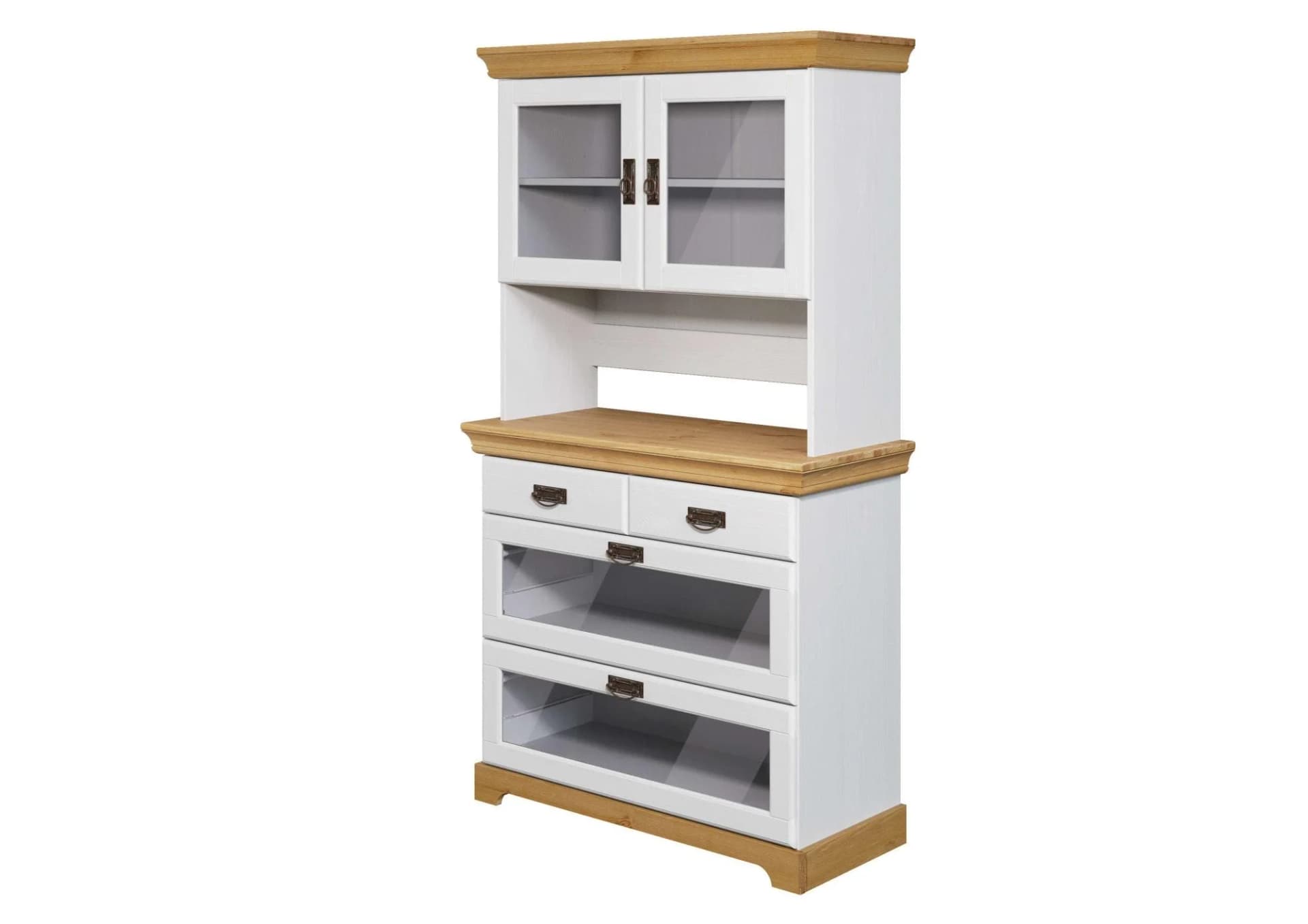 OTTO HOME Buffet Rügen Weiß Landhausstil Massivholz