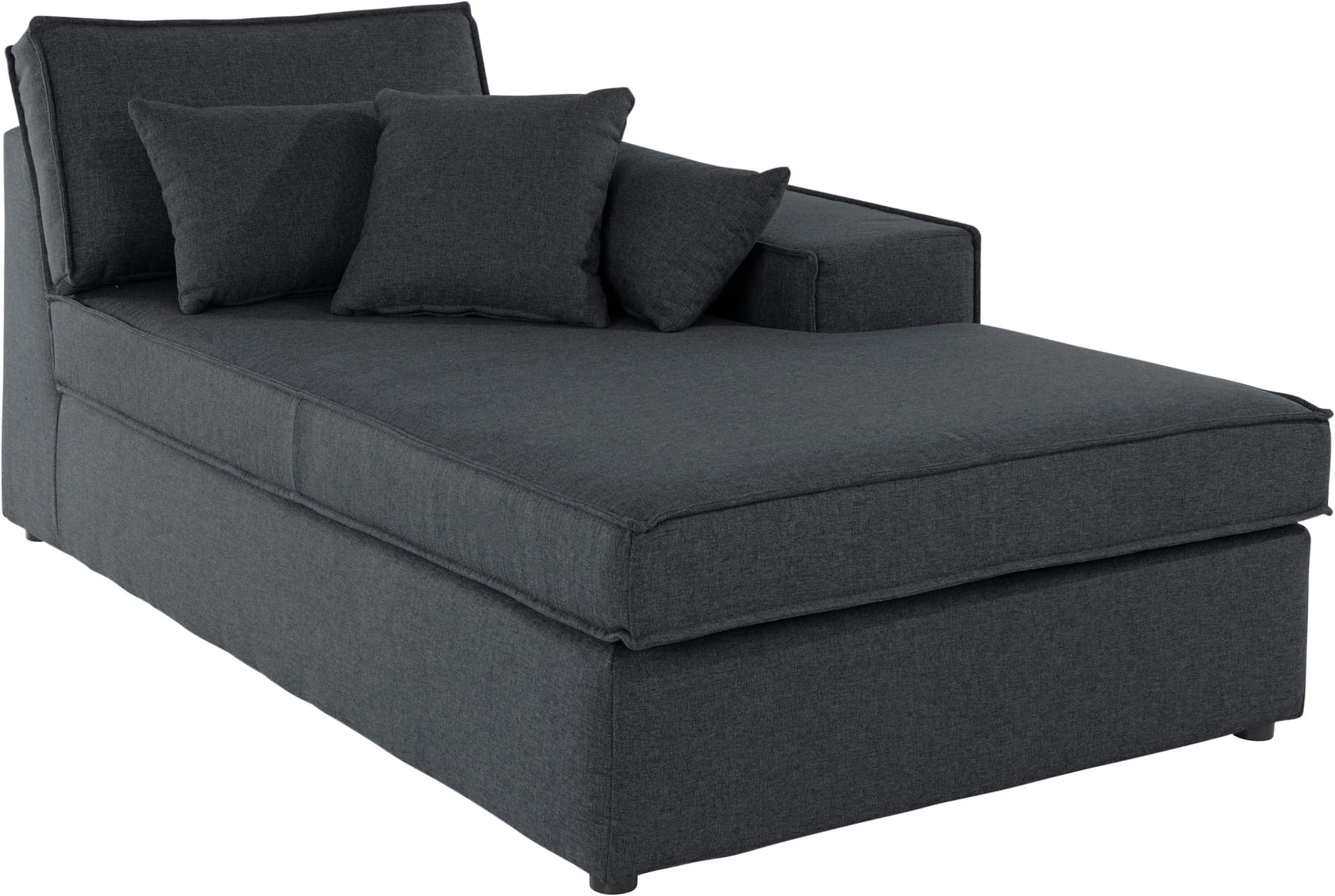 OTTO HOME Florid Ottomane Anthrazit Modulsofa-Teil