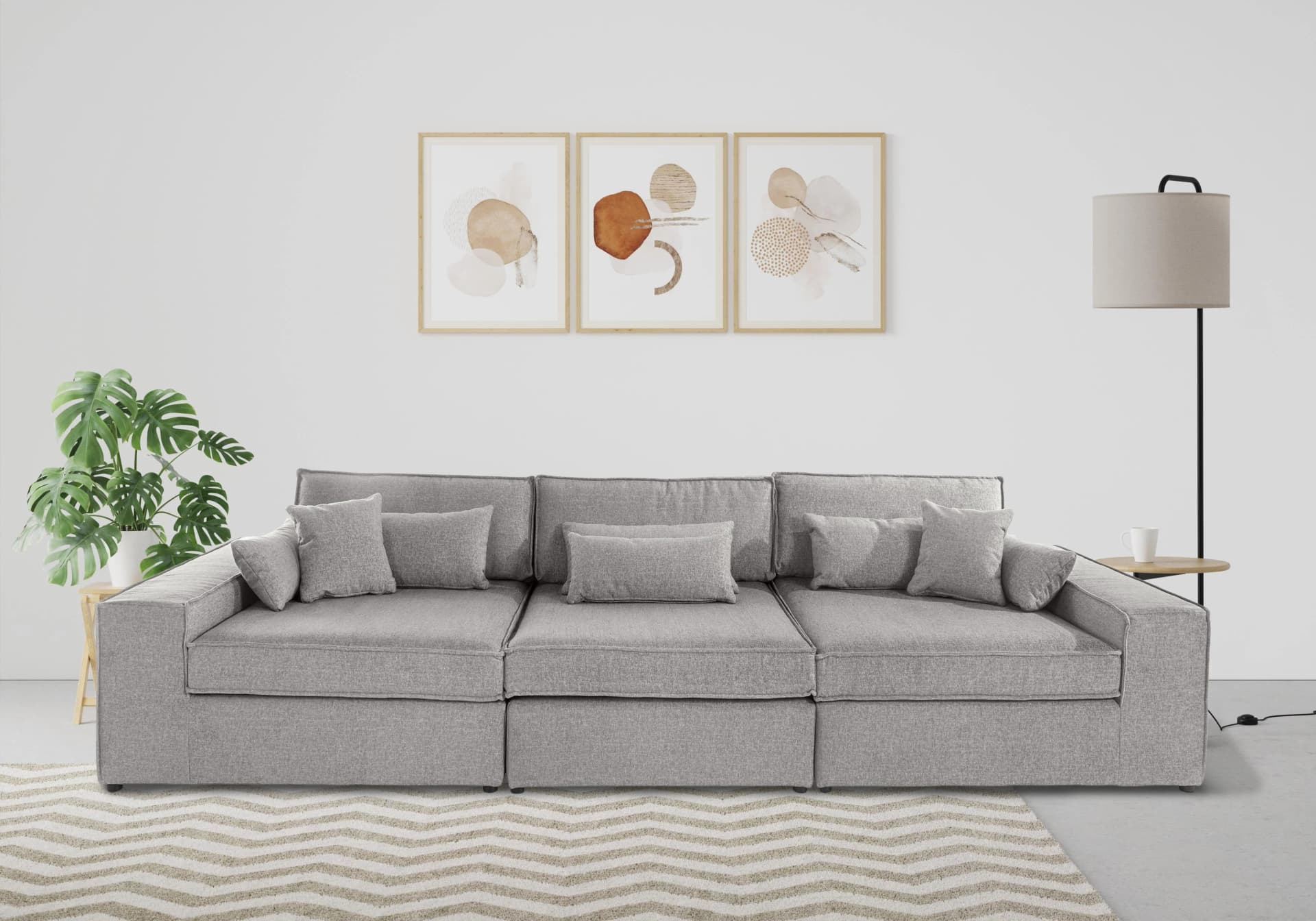 OTTO HOME Sofa Enid 3-Sitzer Grau Modul