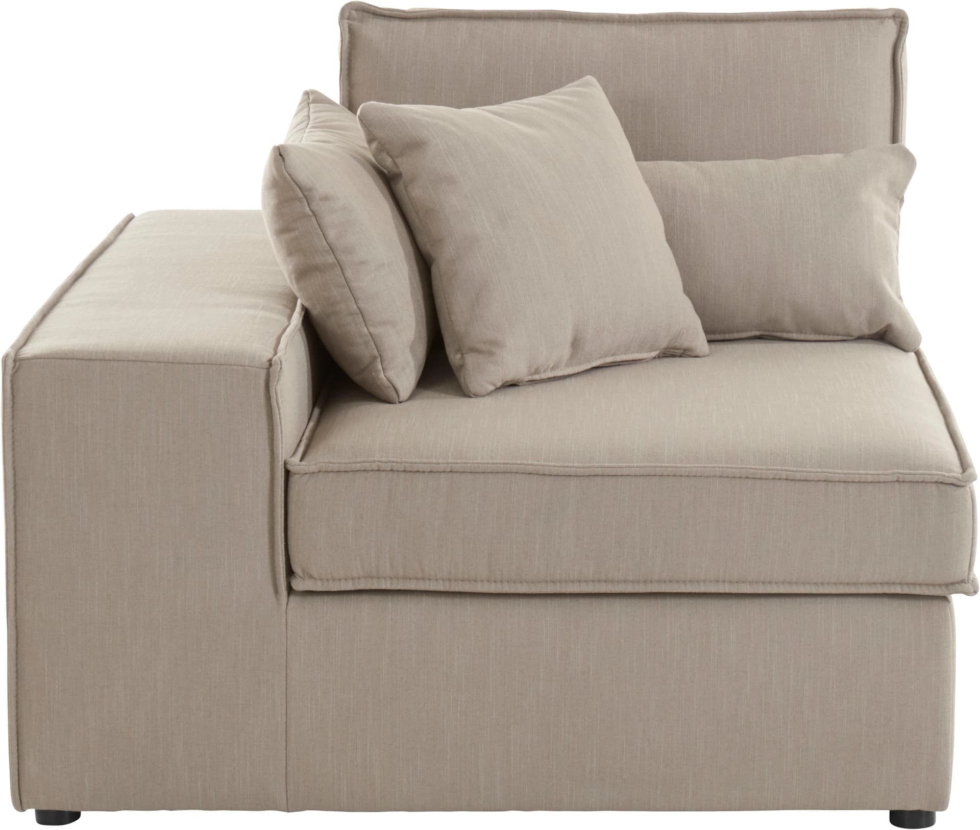 OTTO HOME Florid Sofaelement Taupe Modulsofa mit Armlehne