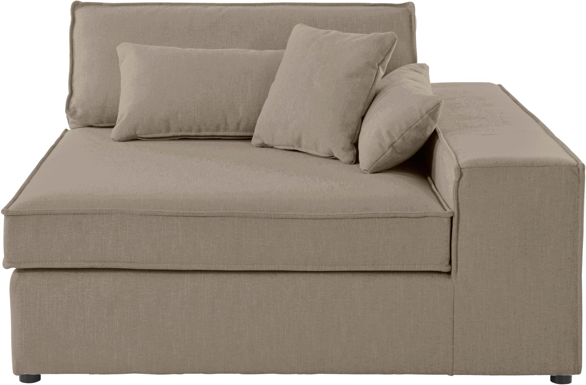 OTTO HOME Enid Sofaelement Taupe Modulsofa mit Armlehne