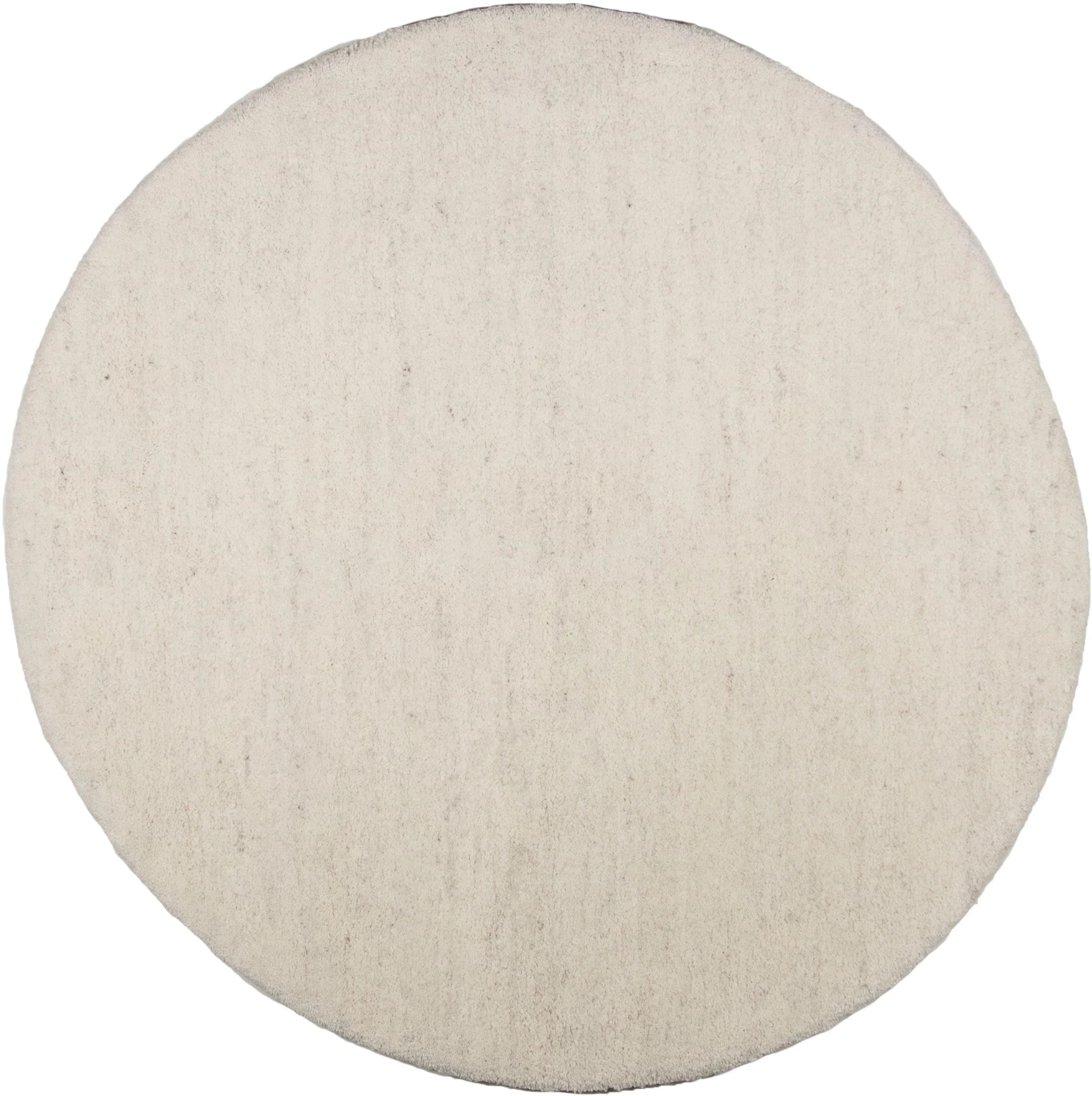 OTTO HOME Wollteppich Punam rund beige handgeknüpft