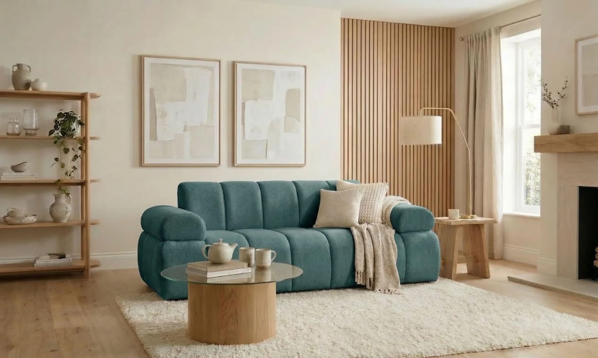 Home Affaire LYOTH 2-Sitzer Sofa petrol modern