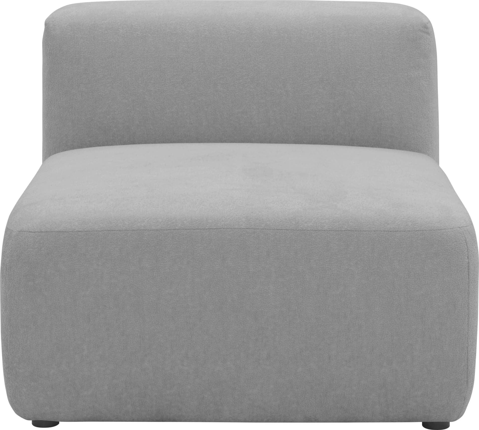 HOME AFFAIRE Utvik Sofaelement Grau Chenille-Struktur