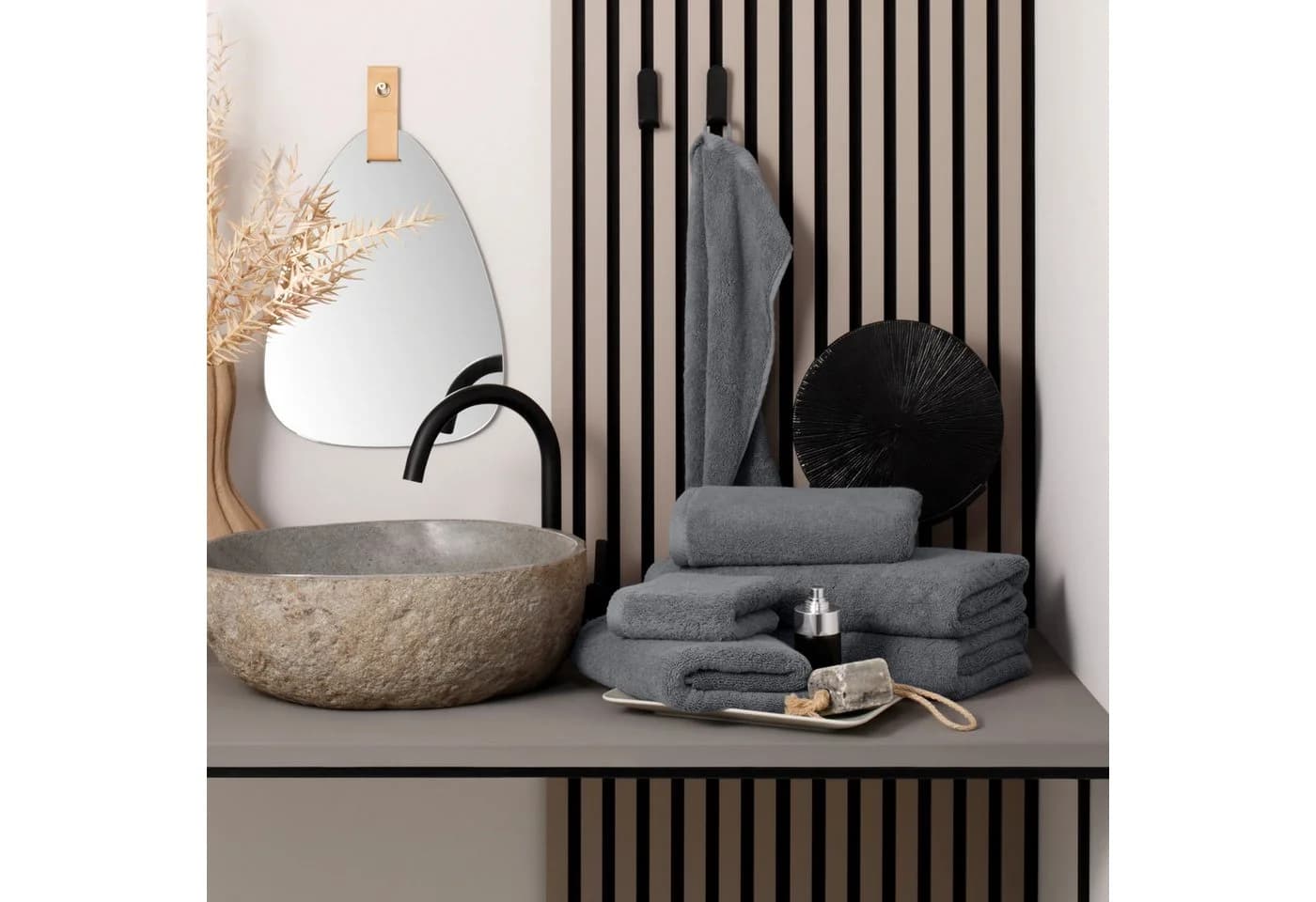 Bruno Banani Handtuch Set Lana 6-tlg. Braun Frottier 600g/m²