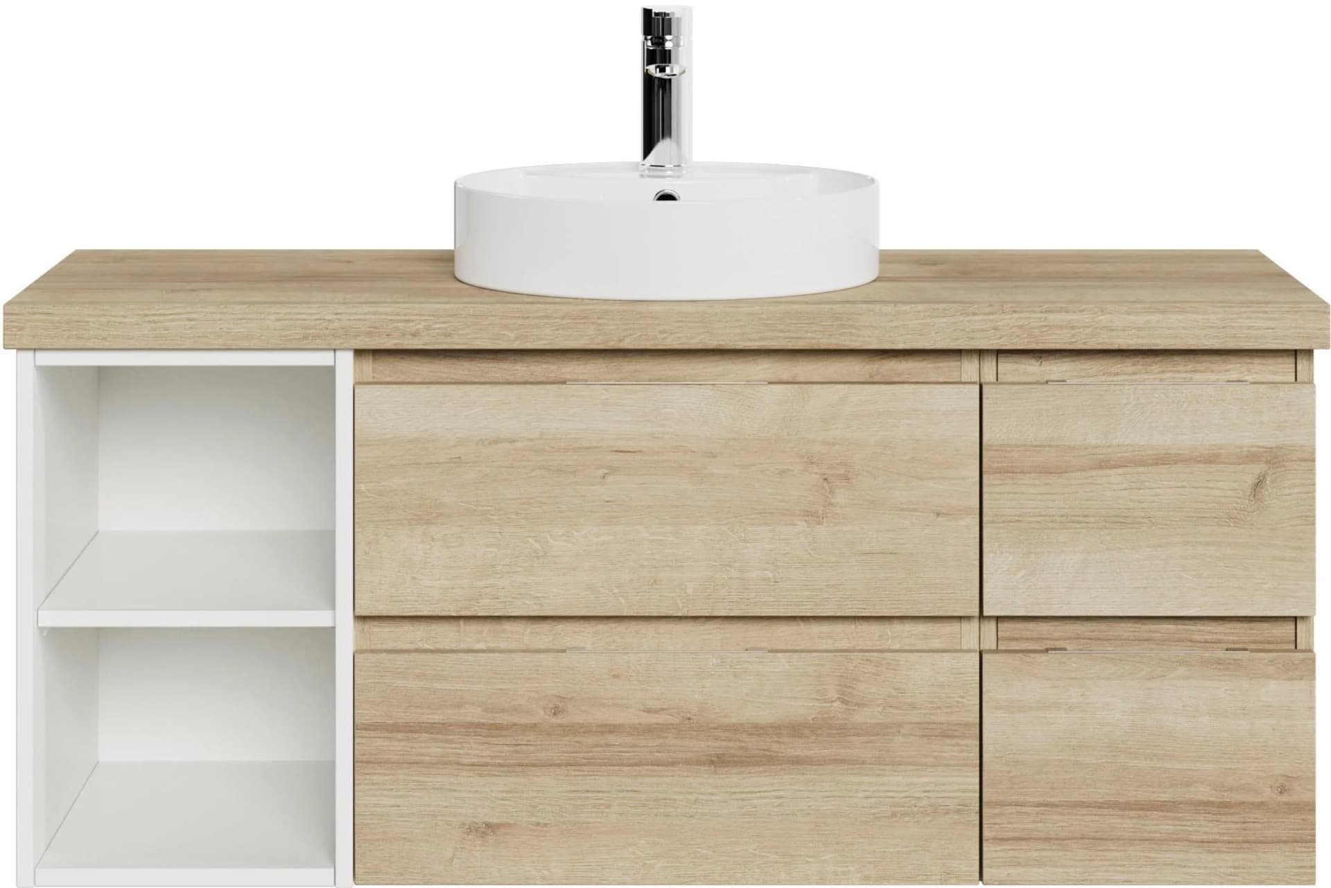 Baur Versand Waschtisch SAPHIR Serie 4035 Keramik-Aufsatzbecken mit Unterschrank