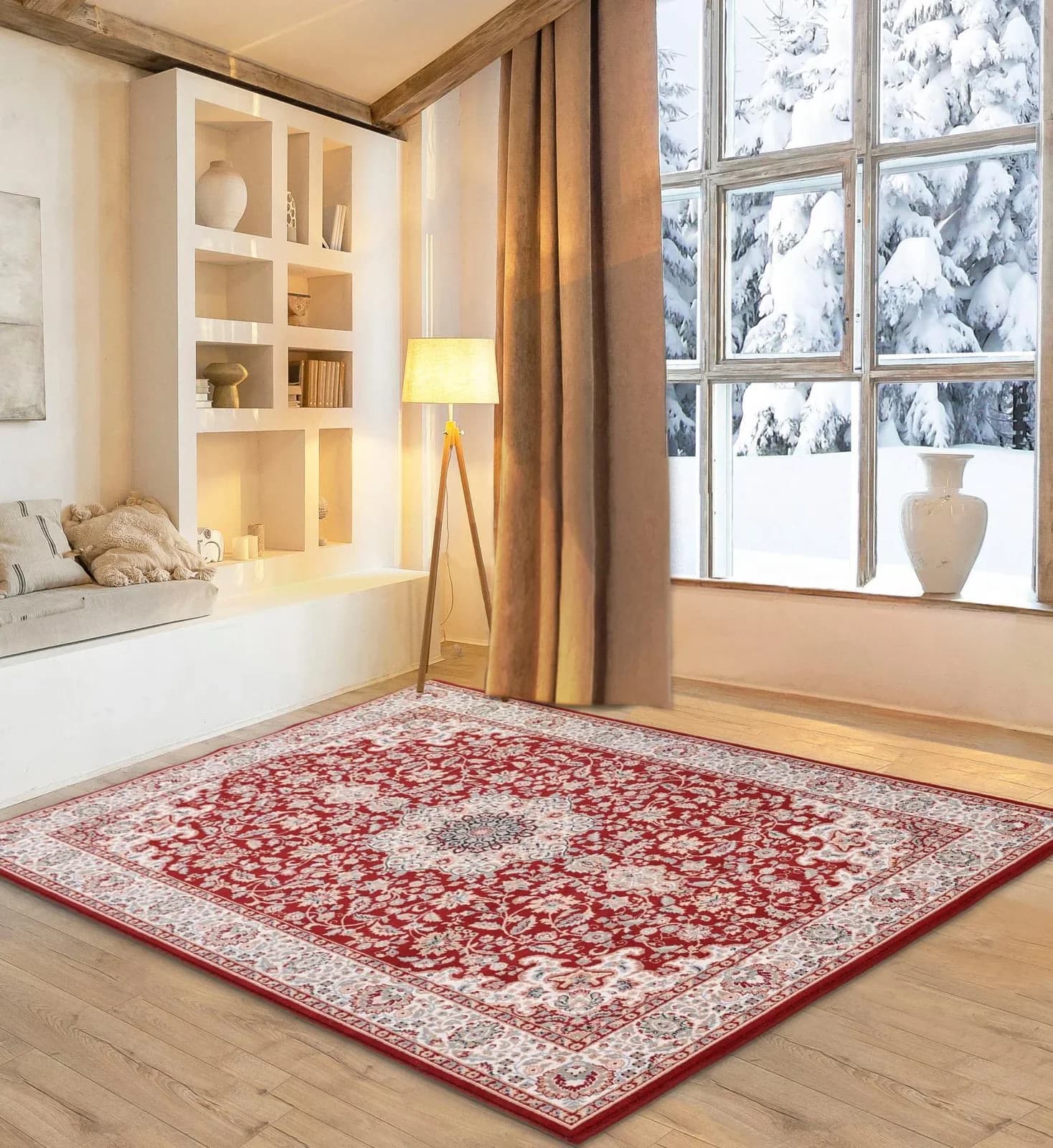 Wollteppich OTTO HOME Oriental D1 Rot