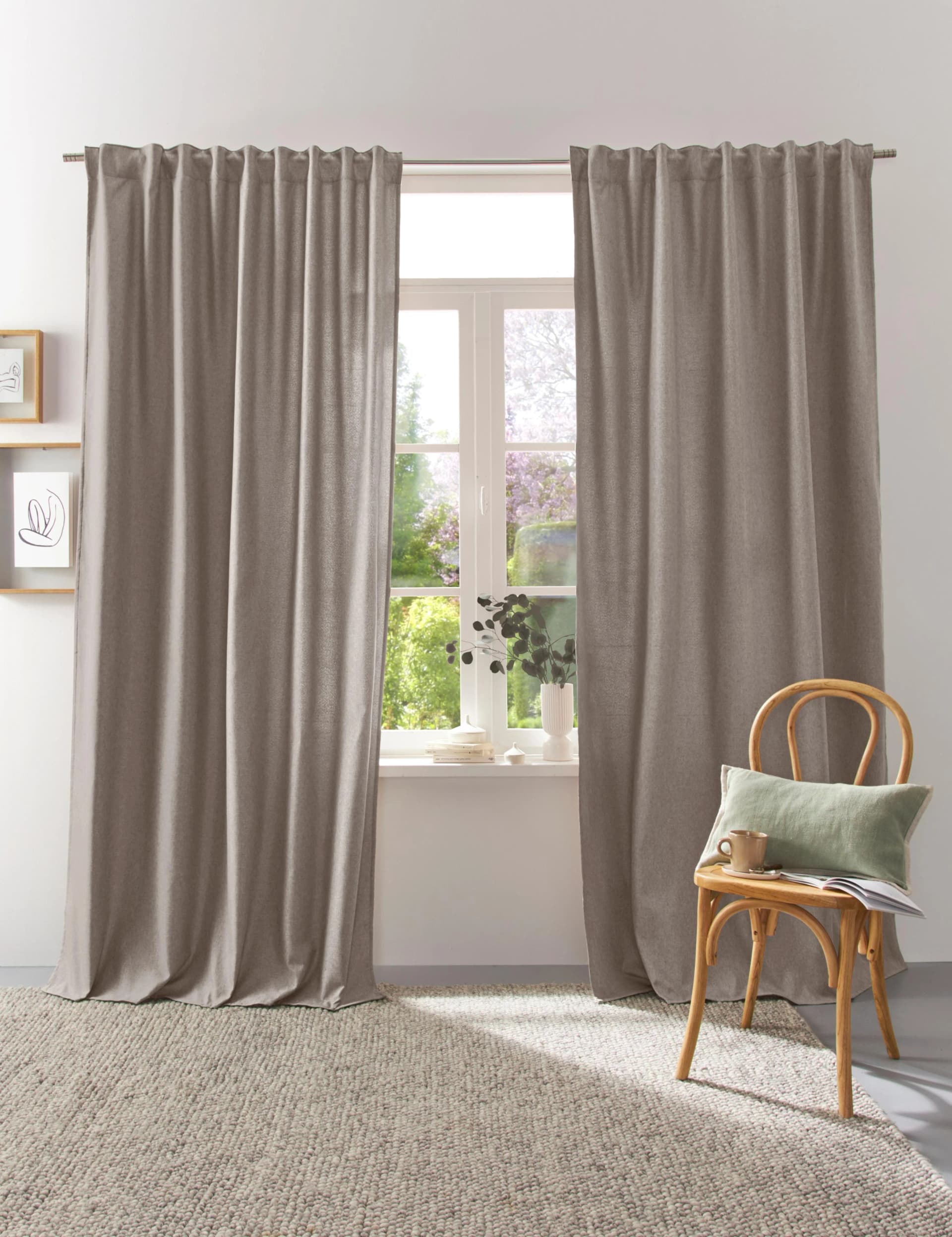 Andas Vorhang "Elkær" Thermo Beige