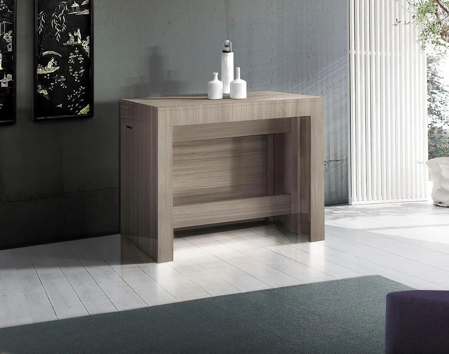 HOME AFFAIRE Esstisch Praktika Beige Ausziehbar Ulme