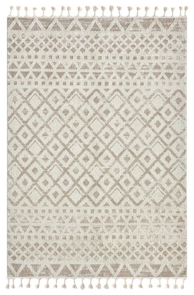OTTO HOME Teppich Ribeyret Beige Boho Vintage Woll-Look