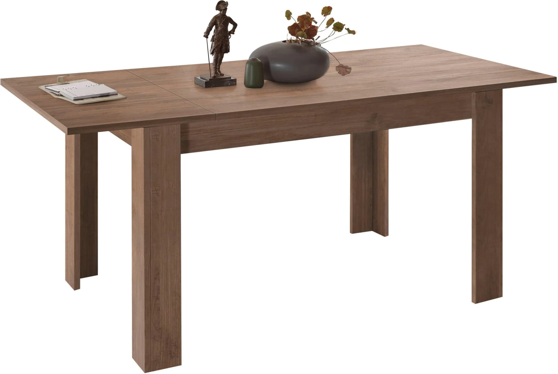 Esstisch INOSIGN Rimini Braun Holzstruktur Verstellbar Ausziehbar