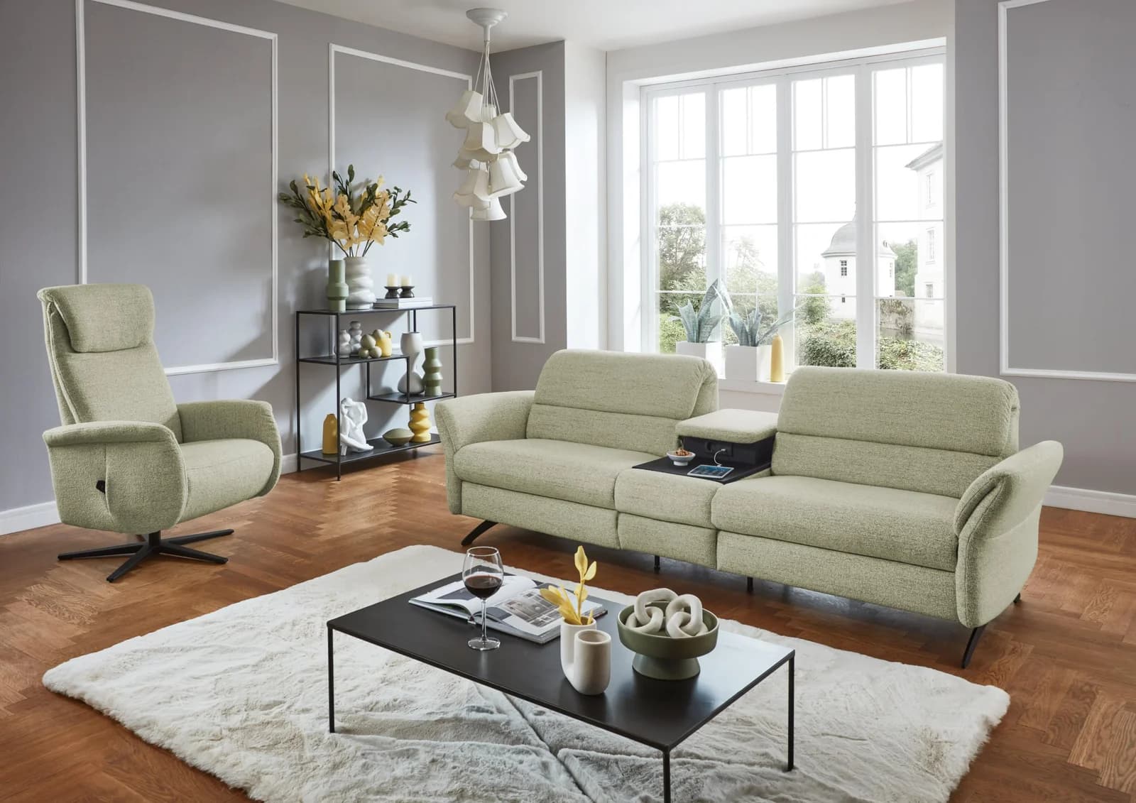 Home affaire 3-Sitzer Sofa Bellaria mit Relaxfunktion Helloliv