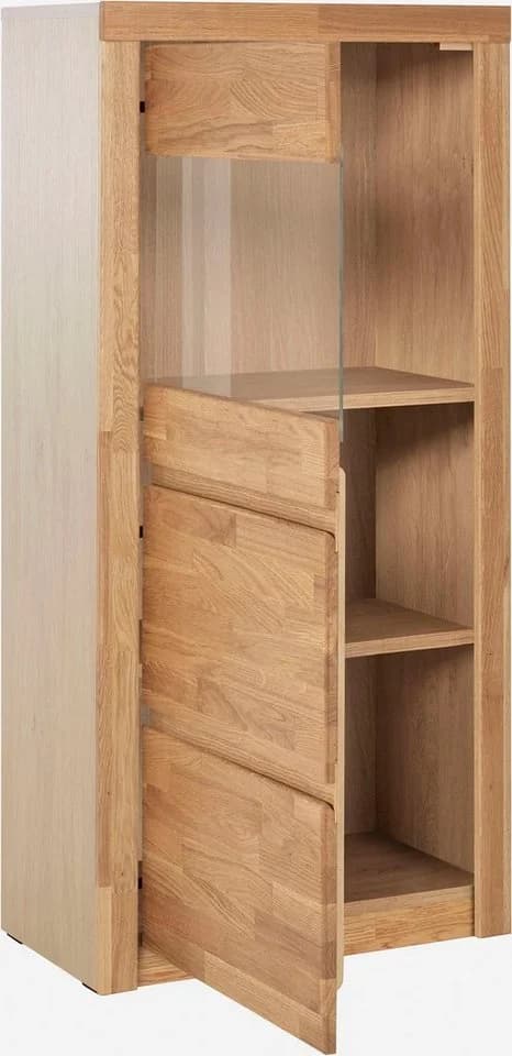 OTTO HOME Vitrine Silkeborg Eiche teilmassiv Modern
