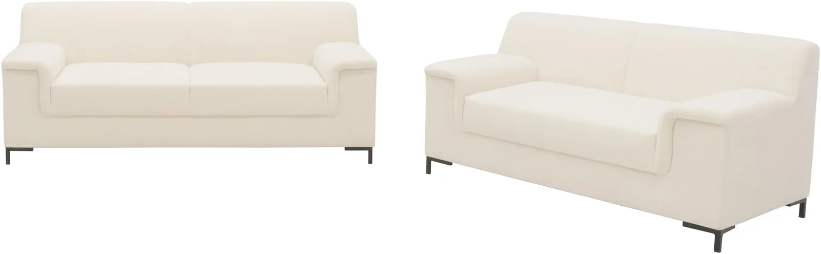 HOME AFFAIRE Jamie 2 Polstergarnitur Set Beige Creme