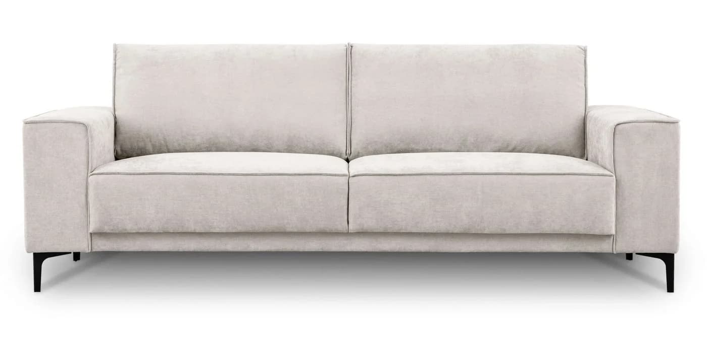 OTTO HOME OLAND 3-Sitzer Sofa Skandi-Design Braun Polyester