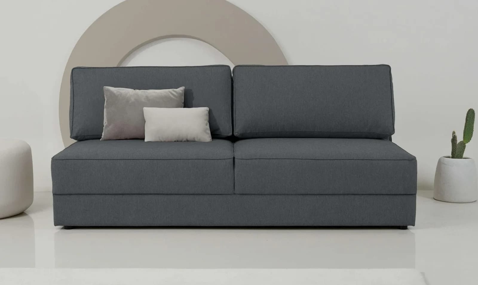OTTO HOME Schlafsofa Simonton Anthrazit mit Bettkasten