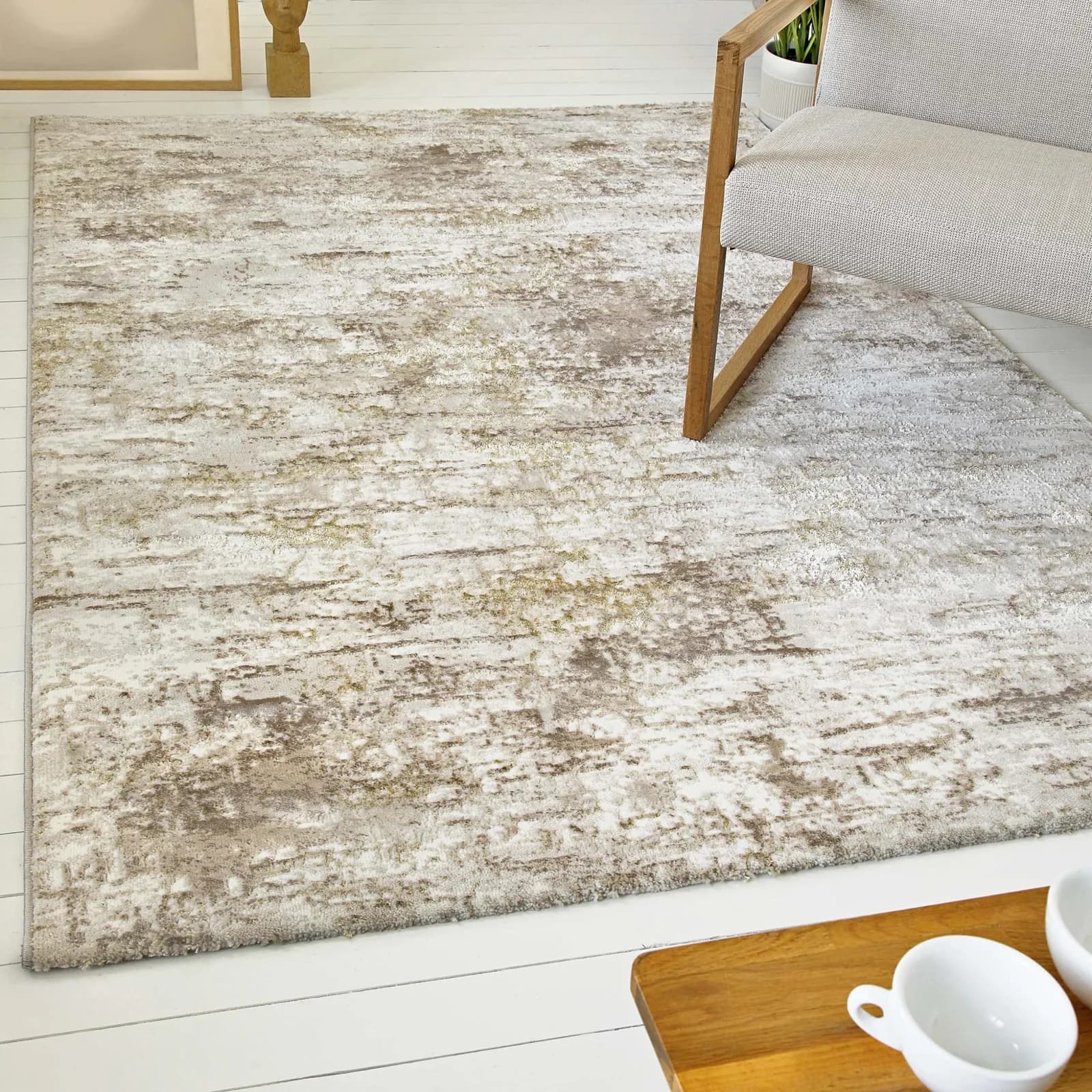 OTTO HOME Teppich Aeliana Beige Skandi Vintage Kurzflor