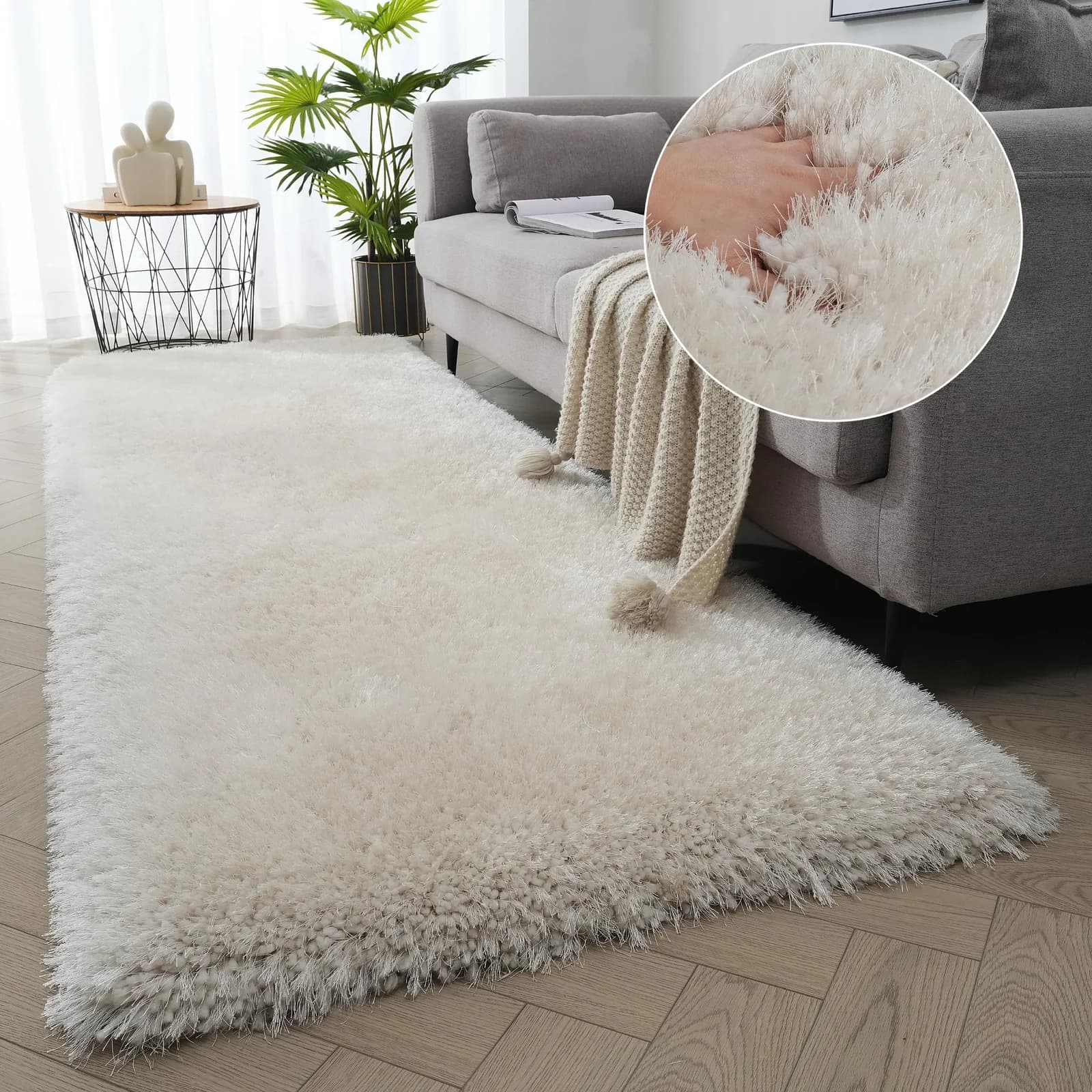 OTTO HOME Hochflor-Läufer Micro exclusiv Beige 80x250cm