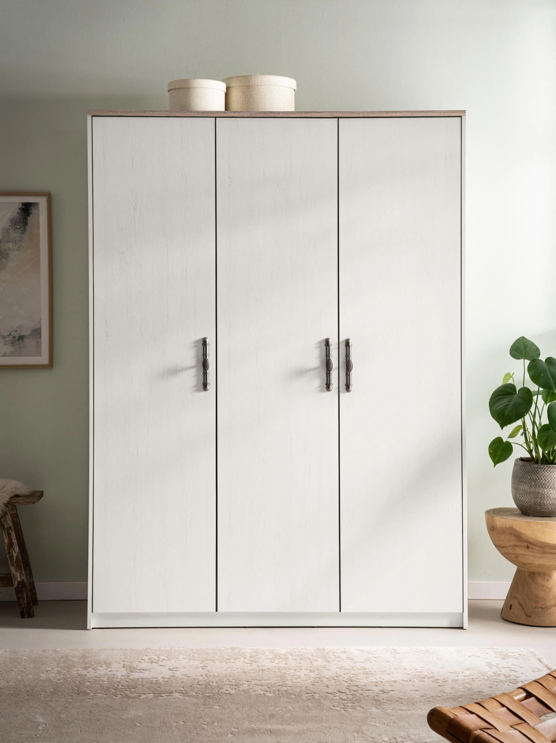 Home Affaire Kleiderschrank LiLLE Landhausstil Weiß