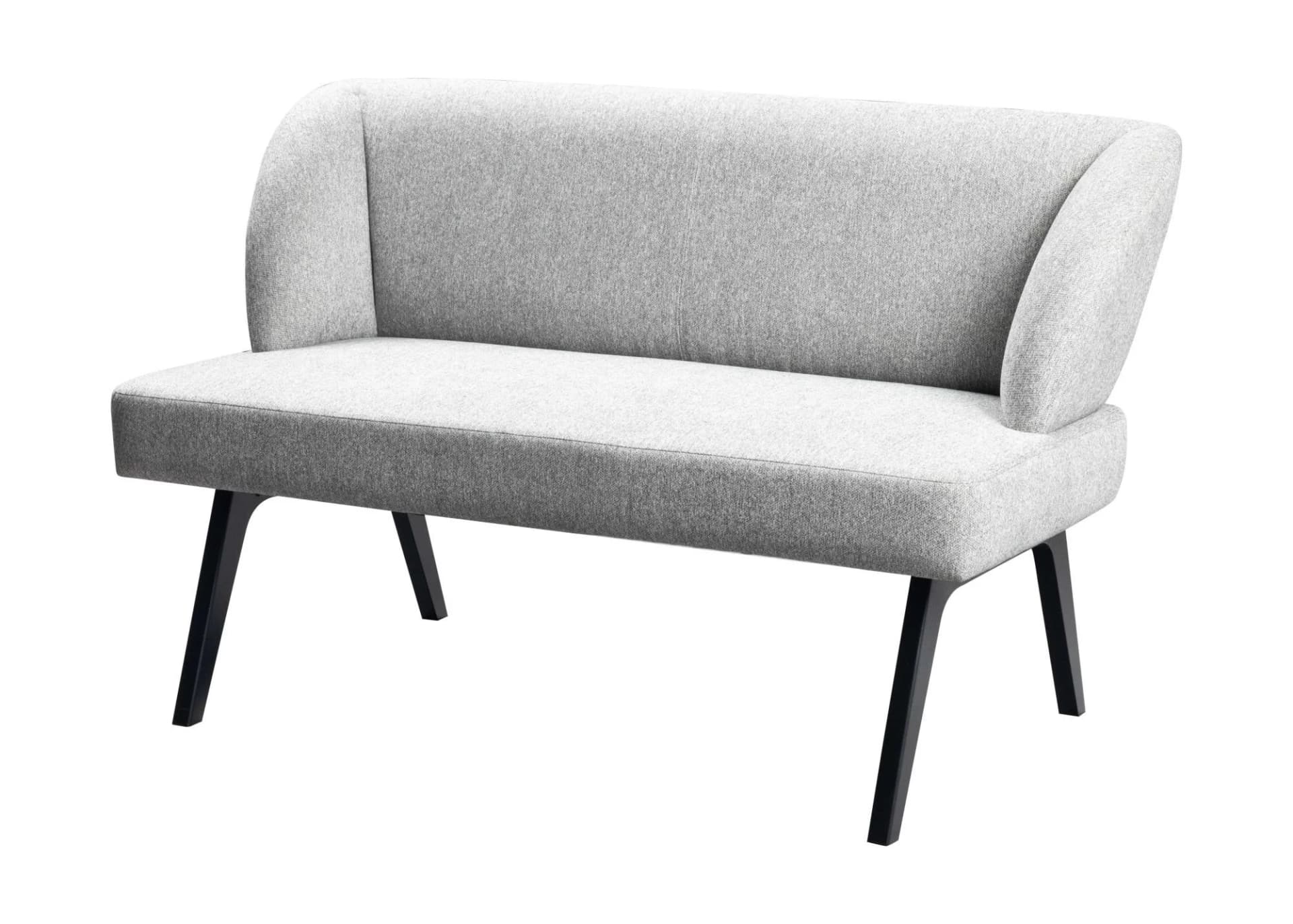 OTTO HOME Aretha Küchenbank Grau Schwarz Polsterbank 140 cm