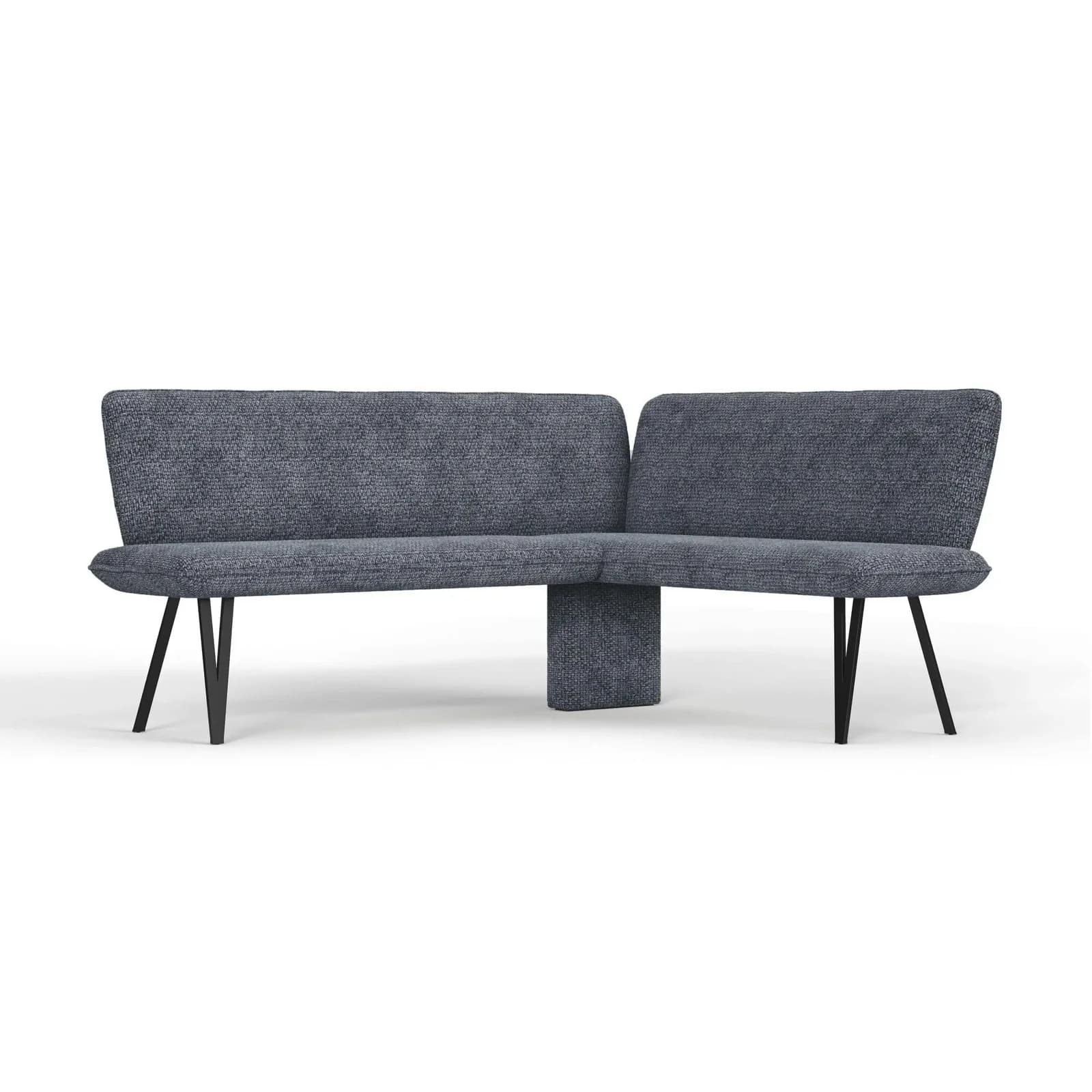 OTTO HOME Eckbank Mily Schwarz Gepolstert 5-Sitzer