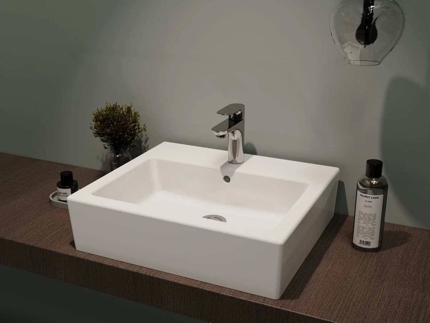 welltime Aufsatzwaschbecken Pesante, NANO Glasur