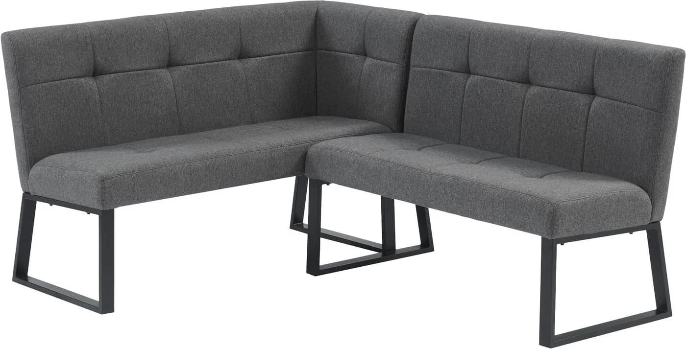 Eckbank OTTO HOME Geranie Anthrazit Gepolstert
