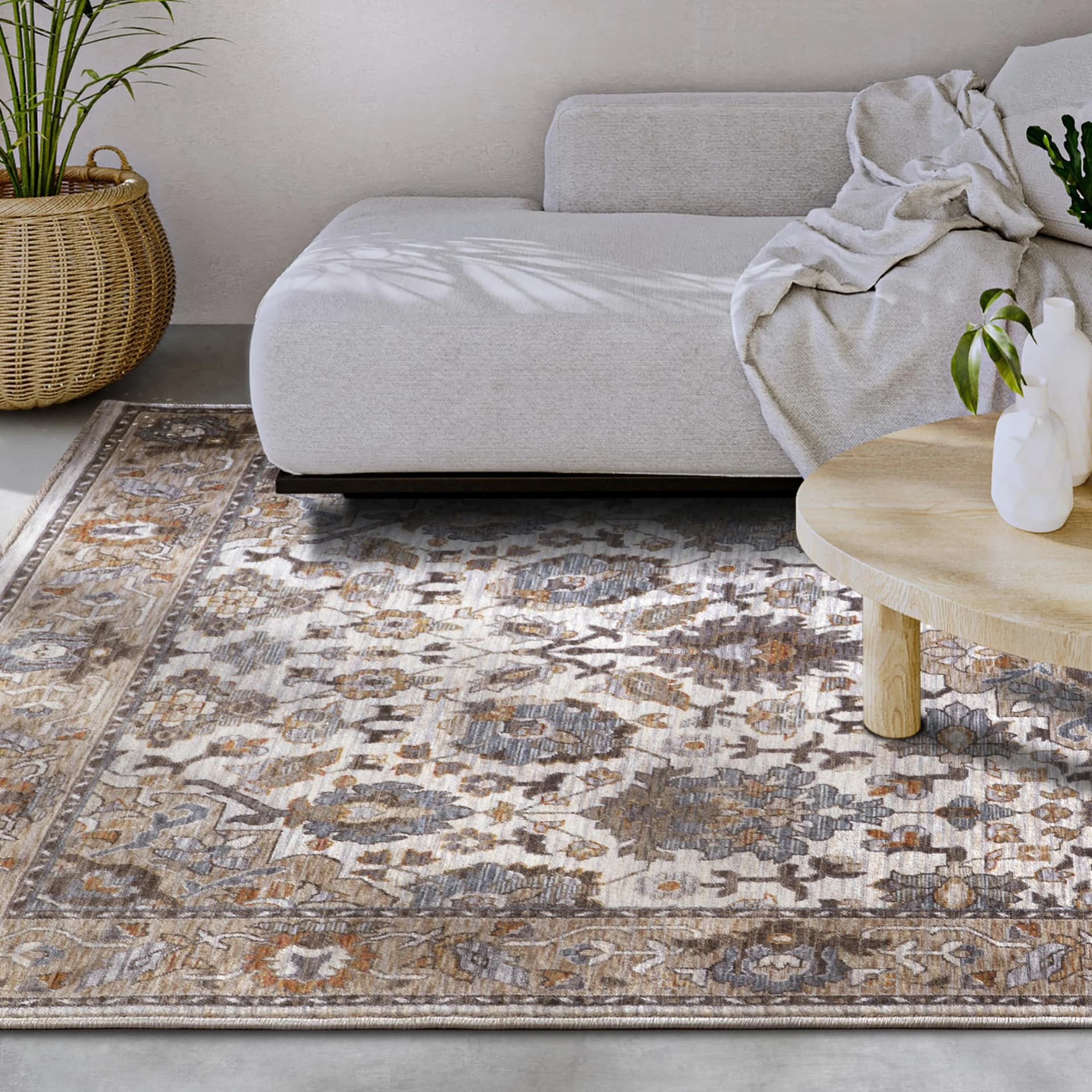 Villeroy & Boch Teppich Egon Orientalisch Bunt Creme Kurzflor