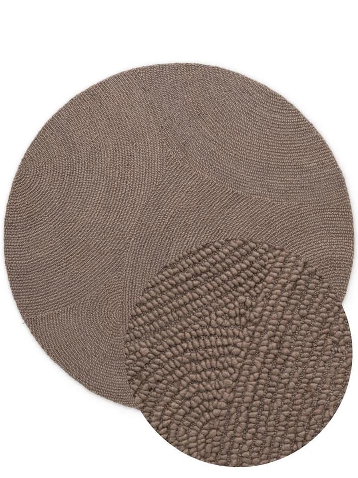 HANSE HOME Wollteppich Eleni Taupe Handgetuftet Geometrisch