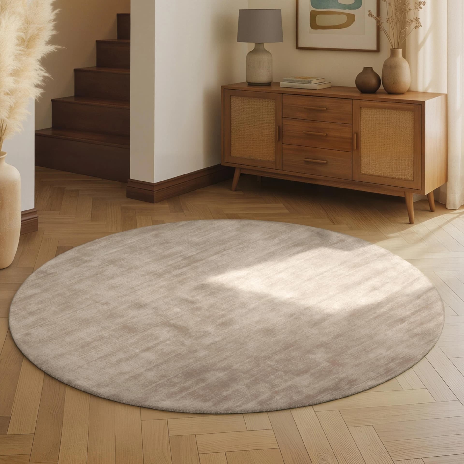 Vikosa Teppich Jane Beige 200cm Viskose