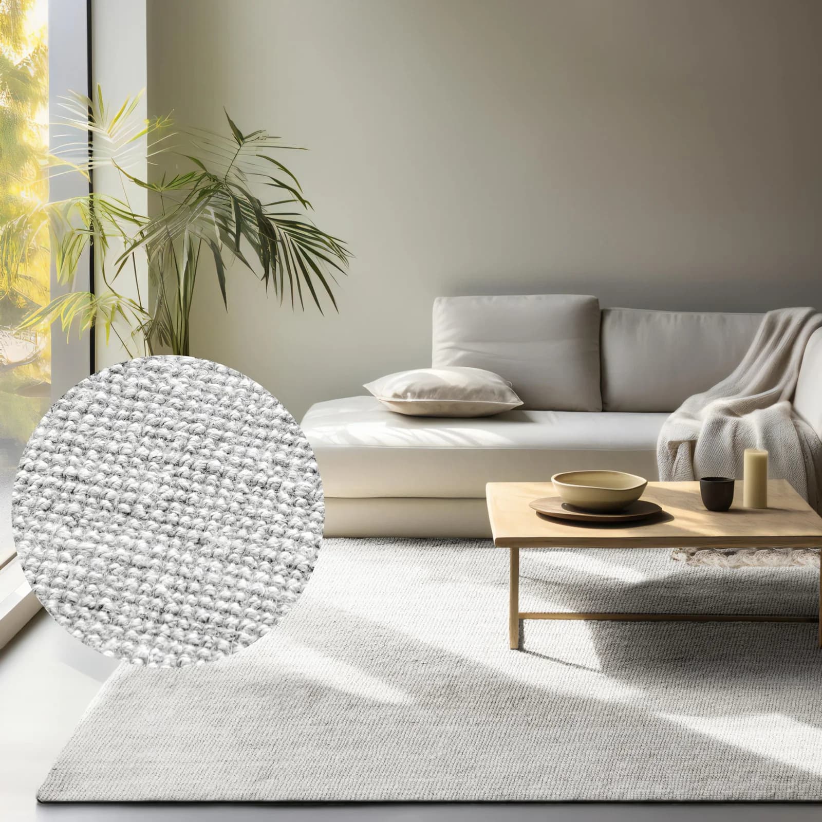 Hanse Home Jaipur Juteteppich Sisal-Optik