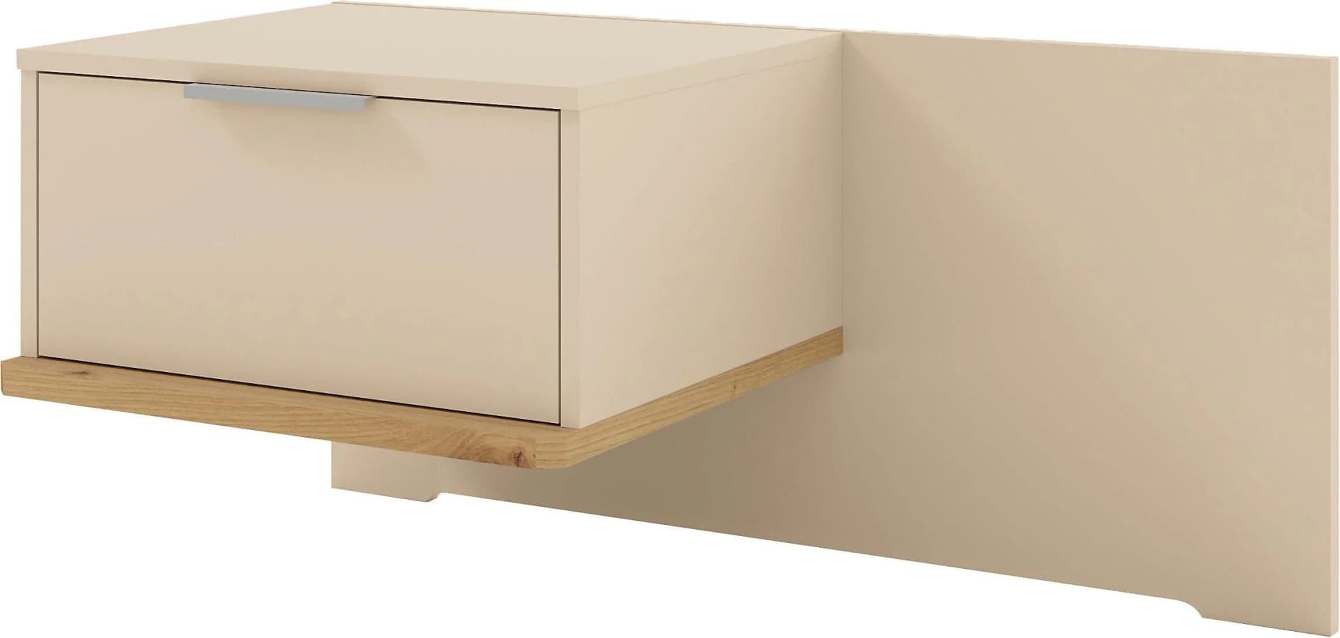 Nachtschrank Isabelle Musterring Champagner Dekor Wandmontage